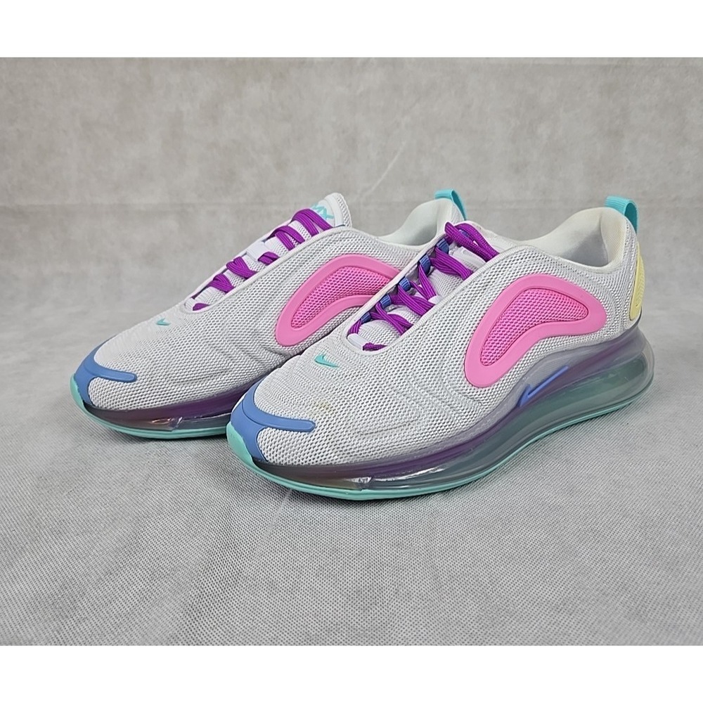 NEW Nike Air Max 720 Shoes Womens 8.5 Aqua Powder Pastel White‎ AR9293-102